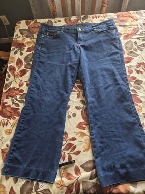 Michael Kors Dark Blue Wide Leg Jeans